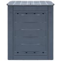 VidaXL Kompostownik ogrodowy, szary, 60x60x73 cm, 260 L