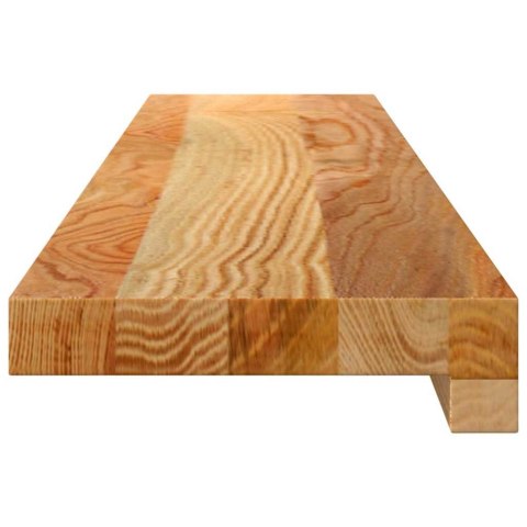 PARAPETY 2 SZT. JASNOBRĄZOWY 90X15X2CM LITE DREWNO DĘBOWE