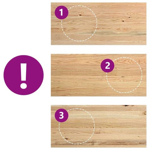 VidaXL Parapety 2 szt., surowe, 90x40x2 cm, lite drewno dębowe