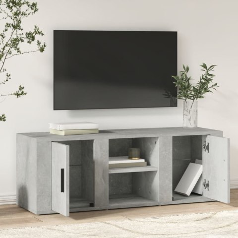 VidaXL Szafka pod TV, szarość betonu, 100x31,5x35 cm
