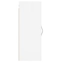 VidaXL Szafka wisząca, biała, 34,5x34x90 cm, materiał drewnopochodny