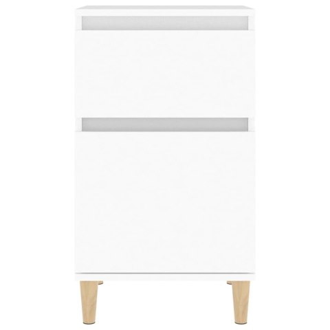 VidaXL Szafki nocne, 2 szt., białe, 40x35x70 cm
