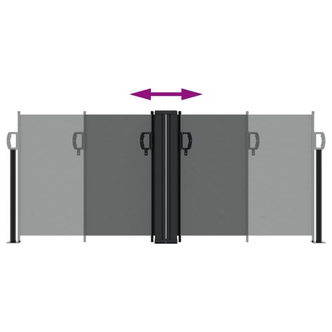 ZWIJANA MARKIZA BOCZNA ANTRACYTOWA 100X1000CM