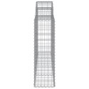 KOSZE GABIONOWE 7 SZT 200X30X100/120CM GALWANIZOWANE ŻELAZO
