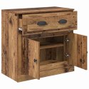 VidaXL Highboard z szufladą Stare drewno 70 x 35,5 x 67,5 cm
