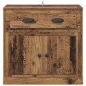 VidaXL Highboard z szufladą Stare drewno 70 x 35,5 x 67,5 cm