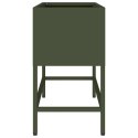 VidaXL Podwyższona doniczka ogrodowa oliwkowy 60 x 26 x 45 cm Stal