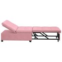 VidaXL Sofa Bed Różowy 194 x 67 x 82 cm Aksamit