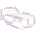 VidaXL Sofa Bed Różowy 194 x 67 x 82 cm Aksamit