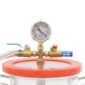 VidaXL Komora próżniowa z pompą jednostopniową, 5,5 L