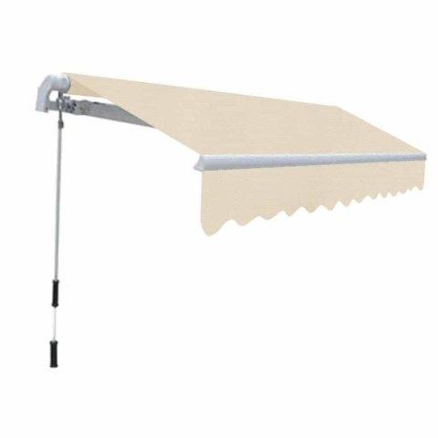 MARKIZA ZWIJANA RĘCZNIE 300CM KREMOWA