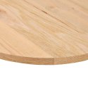 VidaXL Blat do stołu, 140x60x2 cm, lite drewno dębowe, owalny