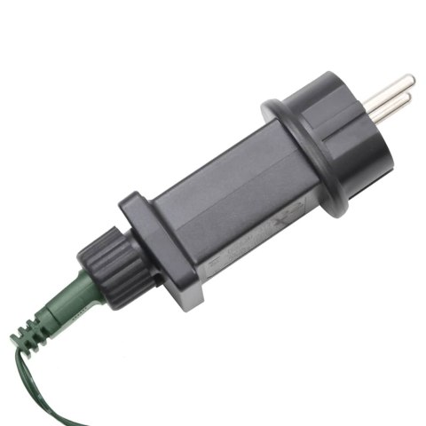 VidaXL Choinka LED na maszcie flagowym 550 LED Ciepła biel 300 cm