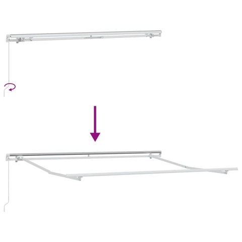 MARKIZA WIELOKOLOROWE 300X250X165CM POLIESTER