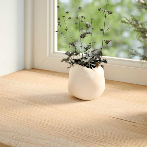 PARAPETY 2 SZT. SUROWE 140X40X2CM LITE DREWNO DĘBOWE