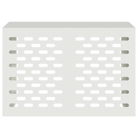 VidaXL Pokrywa do klimatyzatora Biały 90 x 40 x 60 cm Stal