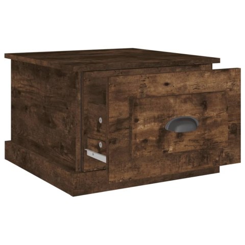 VidaXL Stolik kawowy, przydymiony dąb, 50x50x35 cm