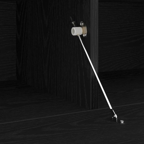 VidaXL Szafka Nocna Czarny Dąb 60 x 35 x 40 cm Materiał drewnopochodny