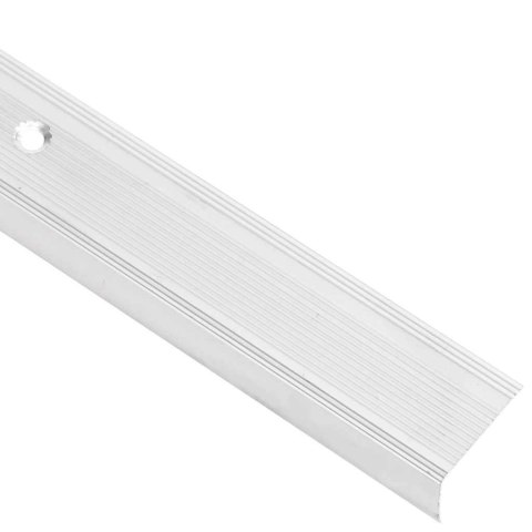 LISTWY SCHODOWE W KSZTAŁCIE LITERY L 15 SZT. ALUMINIUM 90CM