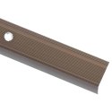 LISTWY SCHODOWE W KSZTAŁCIE LITERY L 15 SZT. ALUMINIUM 90CM