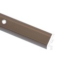 LISTWY SCHODOWE W KSZTAŁCIE LITERY L 15 SZT. ALUMINIUM 90CM