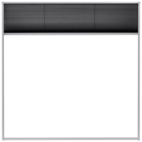 PLISOWANA MOSKITIERA OKIENNA ALUMINIUM 120X120CM