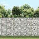 PODNIESIONA RABATA GABIONOWA TRAPEZOWA STAL 100X20X100CM