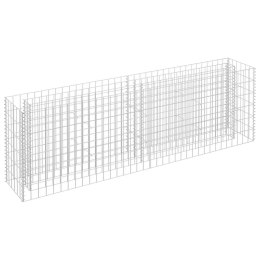 PODWYŻSZONA DONICA GABIONOWA GALWANIZOWANA STAL 180X30X60CM