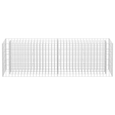 PODWYŻSZONA DONICA GABIONOWA GALWANIZOWANA STAL 180X30X60CM