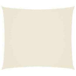PROSTOKĄTNY ŻAGIEL OGRODOWY TKANINA OXFORD 2X2,5M KREMOWY