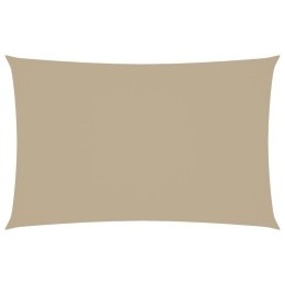 PROSTOKĄTNY ŻAGIEL OGRODOWY TKANINA OXFORD 2,5X5M BEŻOWY