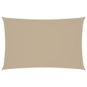 PROSTOKĄTNY ŻAGIEL OGRODOWY TKANINA OXFORD 5X8M BEŻOWY