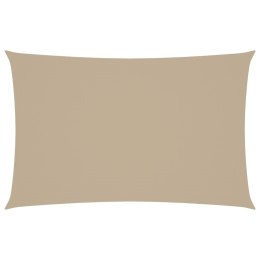PROSTOKĄTNY ŻAGIEL OGRODOWY TKANINA OXFORD 5X8M BEŻOWY