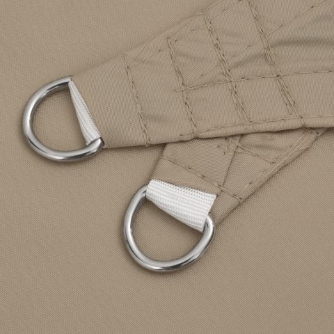 PROSTOKĄTNY ŻAGIEL OGRODOWY Z TKANINY OXFORD 2X3M TAUPE