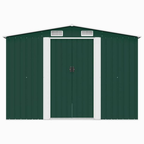 SZOPA OGRODOWA 257X298X178CM METAL ZIELONA