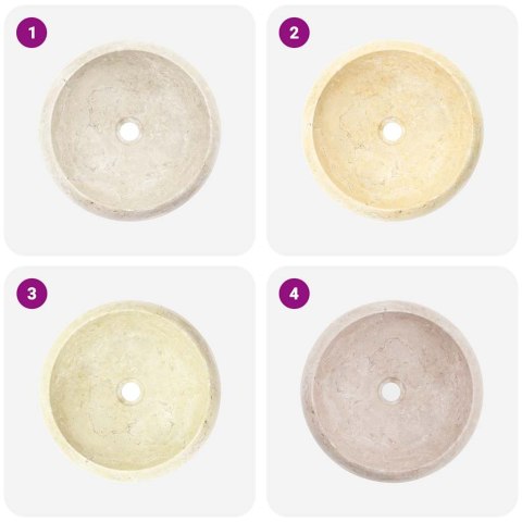 UMYWALKA 40X12CM MARMUROWA KREMOWA