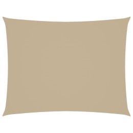 ŻAGIEL PRZECIWSŁONECZNY WODOODPORNY OGRODOWY MARKIZA TARAS 3,5X5M BEŻOWY