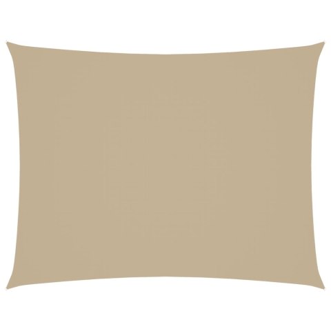 ŻAGIEL PRZECIWSŁONECZNY WODOODPORNY OGRODOWY MARKIZA TARAS 3,5X5M BEŻOWY