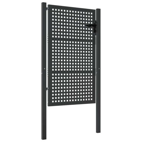 BRAMA OGRODOWA ANTRACYTOWA 100X150CM STALOWA