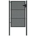 BRAMA OGRODOWA ANTRACYTOWA 100X150CM STALOWA