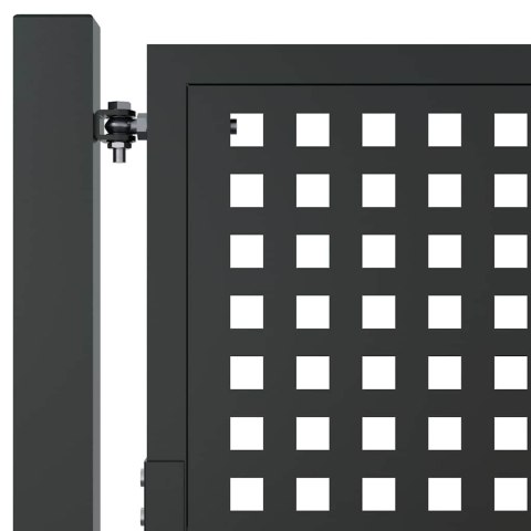 BRAMA OGRODOWA ANTRACYTOWA 100X150CM STALOWA