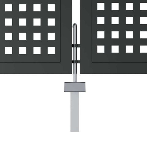 BRAMA OGRODOWA ANTRACYTOWA 300X100CM STALOWA