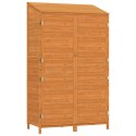SZOPA OGRODOWA BRĄZOWA 102X52X174,5CM LITE DREWNO JODŁOWE