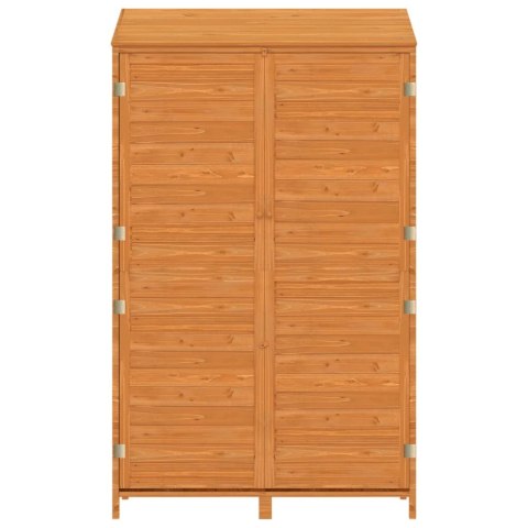 SZOPA OGRODOWA BRĄZOWA 102X52X174,5CM LITE DREWNO JODŁOWE