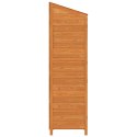 SZOPA OGRODOWA BRĄZOWA 102X52X174,5CM LITE DREWNO JODŁOWE