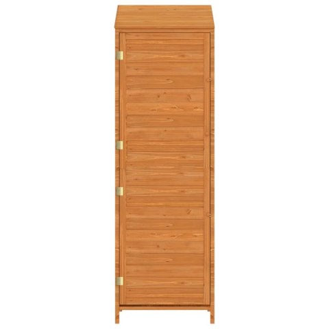 SZOPA OGRODOWA BRĄZOWA 55X52X174,5CM LITE DREWNO JODŁOWE