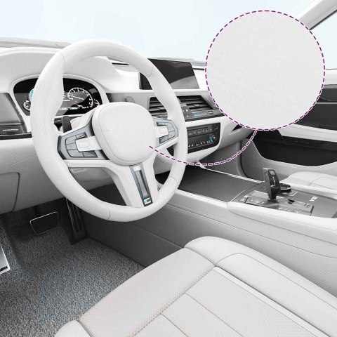 FOLIA SAMOCHODOWA 3D BIAŁA 100X150CM