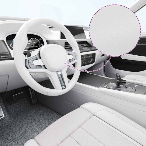 FOLIA SAMOCHODOWA MATOWA BIAŁA 100X150CM