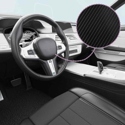 FOLIE SAMOCHODOWE 4D 2 SZT. CZARNE 100X150 + 50X150CM