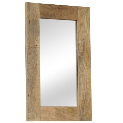 LUSTRO Z RAMĄ Z LITEGO DREWNA MANGO 50X80CM